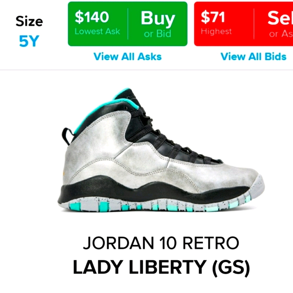YOUTH Jordan 10 Retro Lady Liberty (GS)